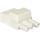 Connecteur Male 3 Pôles Blanc ECO-BRICOLAGE pièce bruleur