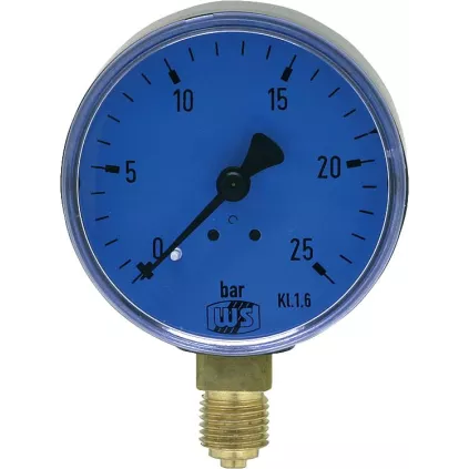 Manomètre Pression Fioul 63 mm 0-25 Bars 1/4 radial -