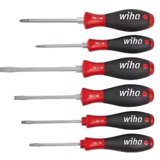 Jeu de tournevis fente/Phillips et Lame à six pans 6 pièces -