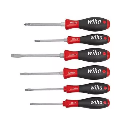 Jeu de tournevis fente/Phillips et Lame à six pans 6 pièces -