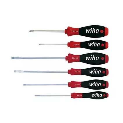 Jeu de tournevis Fente et prozidriv 6 pièces WIHA - eco-bricolage