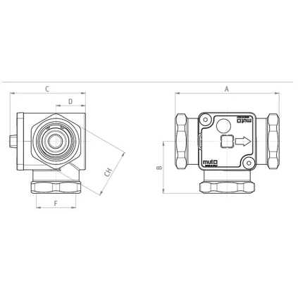 Vanne Thermique TM 3000 FFF MUT