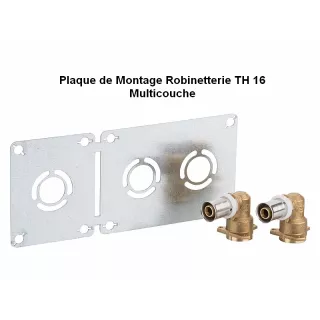 Plaque de Montage A sertir D16 Multicouche TH ECO-BRICOLAGE -