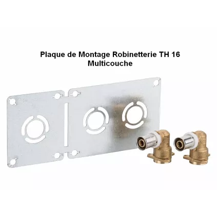 Plaque de Montage A sertir D16 Multicouche TH ECO-BRICOLAGE -