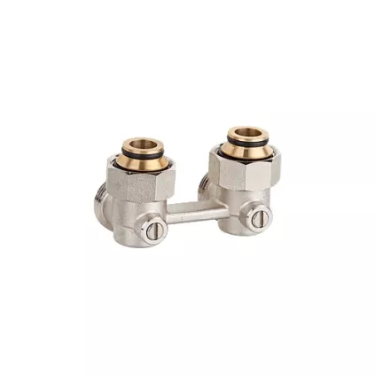Raccord Equerre Double Radiateur EK ECO-BRICOLAGE -