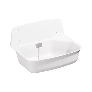Bac de lavage en résine couleur Blanc ECO-bricolage.com