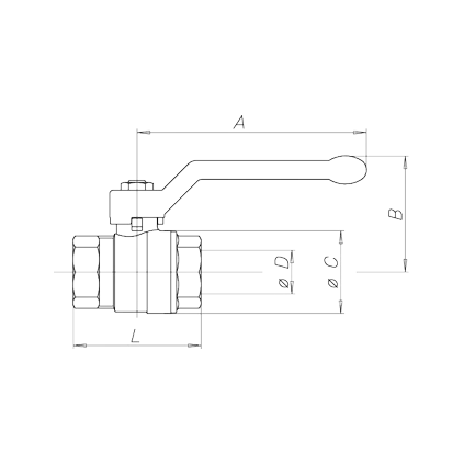 Vanne 1/4 de Tour ASTER FF PN40
