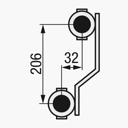 Ensemble Collecteur de Radiateur en INOX