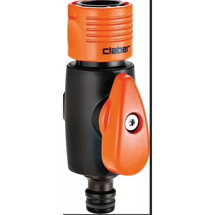 Raccord automatique avec robinet 8601 CLABER - eco-bricolage