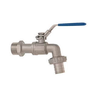 Robinet d'arrosage 1/4 de tour Inox 1/2 matériel plomberie eco