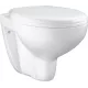 WC suspendu à fond creux Bau sans bord de rinçage GROHE