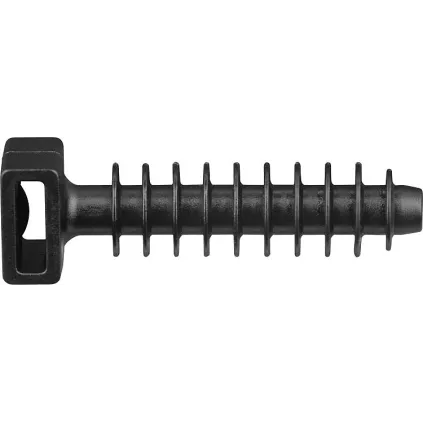 Cheville électricien Noire 100 Pièces