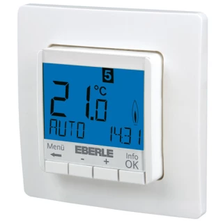 Thermostat Programmable Digital Semi Encastré Secteur EBERLE