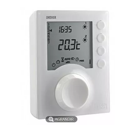 Programmateur 2 zones de chauffage éléctrique Driver 620 DELTA DORE