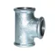 Té égal galva FFF Triple Femelle pour plomberie