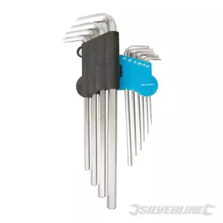 Clés hexagonales impériales Expert 10 pcs SILVERLINE - eco-bricolage