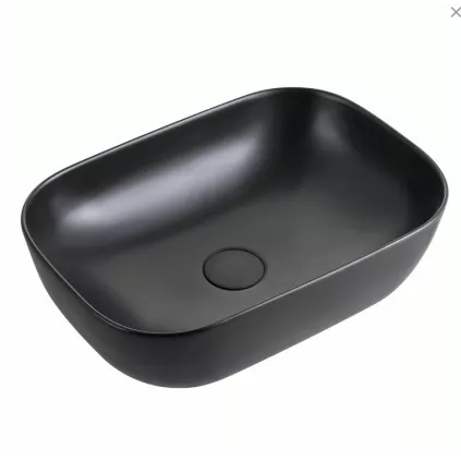 Vasque Ovale Céramique CALYPSO Noir MAT ECO-BRICOLAGE - eco-bricolage