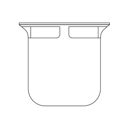 Tasse de Bonde Douche D 90 mm Valentin