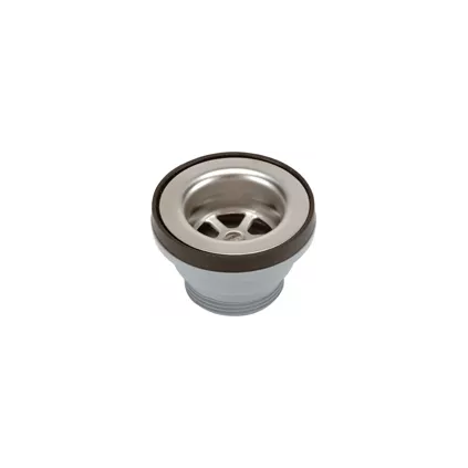 Bonde évier Inox Seul D70 mm Spécial Sur-verse NICOLL