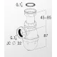 Siphon plastique de lavabo d 32 NICOLL