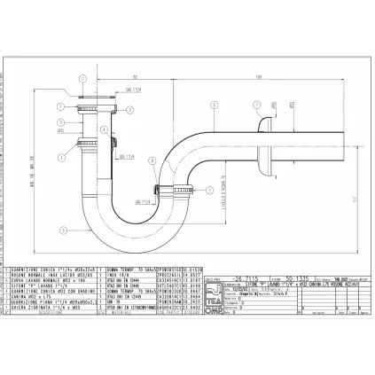  achat siphon lavabo chromée