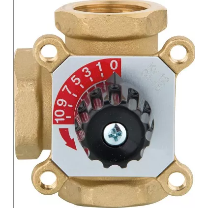 Vanne Mélangeuse 3 Voies laiton pour Chauffage - eco-bricolage