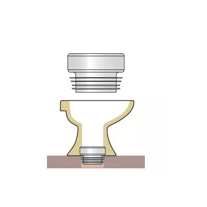 Manchette de raccordement WC Droite PPL