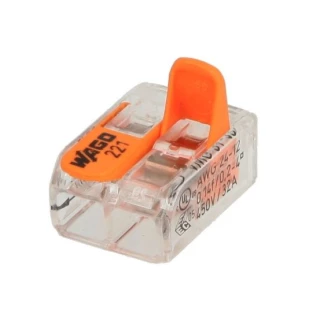 Borne de raccordement WAGO 2 connexions 221-612