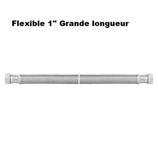 Flexible Tresse Acier DN20 20x27 FF ECO-BRICOLAGE
