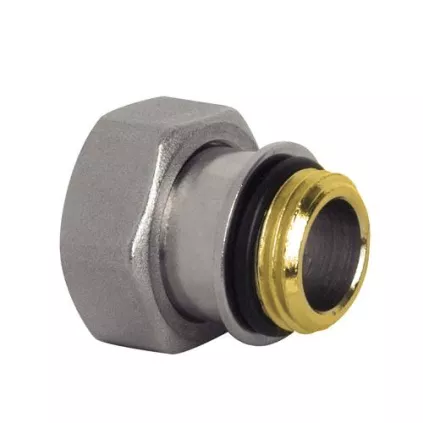 RACCORD 2 PIECES AUTO-ETANCHE NICKELE SOMATHERM - eco-bricolage