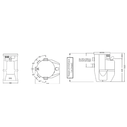 Station de Relevage FEKAFOS ENTER 271/290 M-AUT