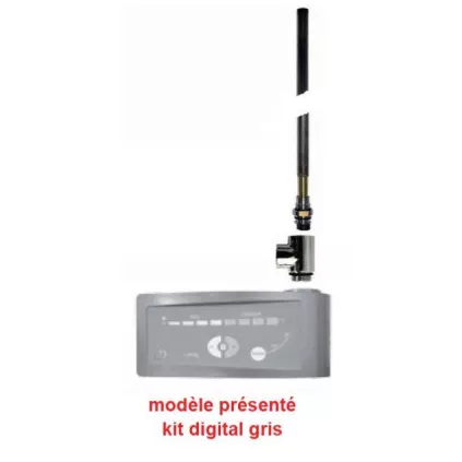 Kit Boitier Sèche Serviette Digital Gris 300 Wts