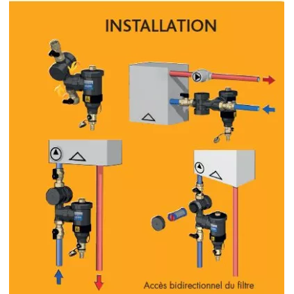 DIRTMAGPLUS A VANNES Pot Décantation Multi Fonction 1"1/4
