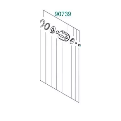 Ensemble Poigné réglage PRESTOTEM 2