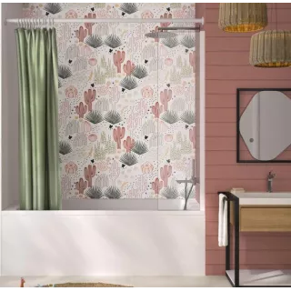 Mini Pare Bain Fixe GEMINI SMART DESIGN Cadre Blanc