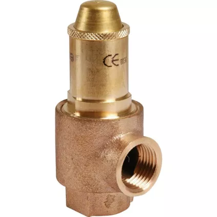 Soupape de sûreté chauffage corps Bronze 3 bars 1 1/4