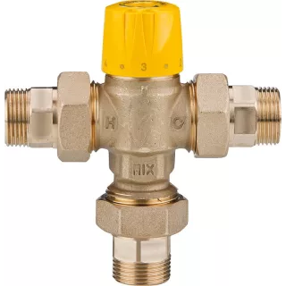 Mitigeur Thermostatique solaire 3/4" Anti brulure