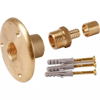 Applique de Traverse Cloison Arrivé F 1/2 PER Glissement 12