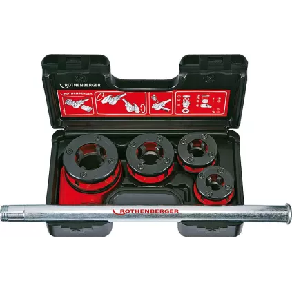 Coffret filiere a cliquet Super Cut-Set1  R 1/2" au 1 1/4" ROTHENBERGER