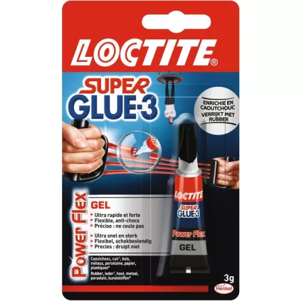Colle Super Glue 3 GEL Loctite 3 g