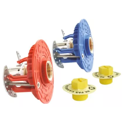 FIXOPLAC Douche à Sertir PER D16 1/2F Raccord Droit