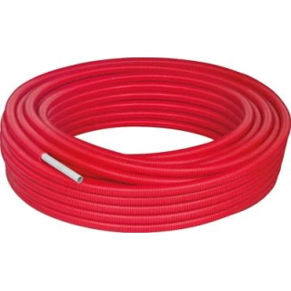 Tube Multicouche FLUXO gainé rouge 26x3 50 mètres