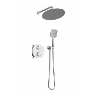 Kit douche encastré Thermostatique DRAKAR Chromé