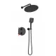 Kit douche encastré Thermostatique DRAKAR Noir MAT