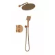 Kit douche encastré Thermostatique DRAKAR Cuivre Brossé