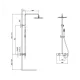 Colonne de douche Hanaé Thermostatique ODESIGN Or Brossé