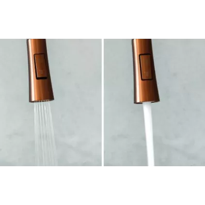 Mitigeur Évier avec douchette Hanaé Noir Mat