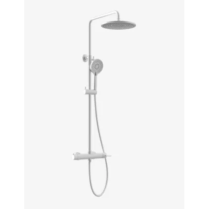 Colonne de Douche Thermostatique GALA Blanc Mat