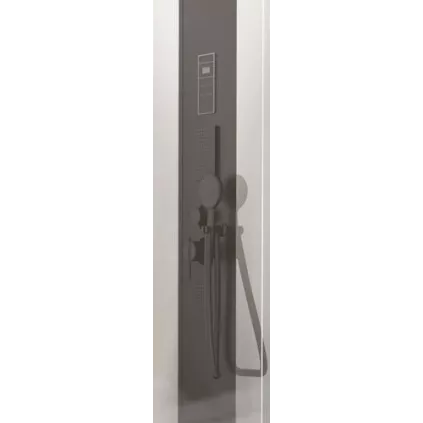 Cabine de douche accès de face 80x120cm - haut parleur ELMER