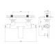 Mitigeur de baignoire Thermostatique Hanaé  Gun ODESIGN